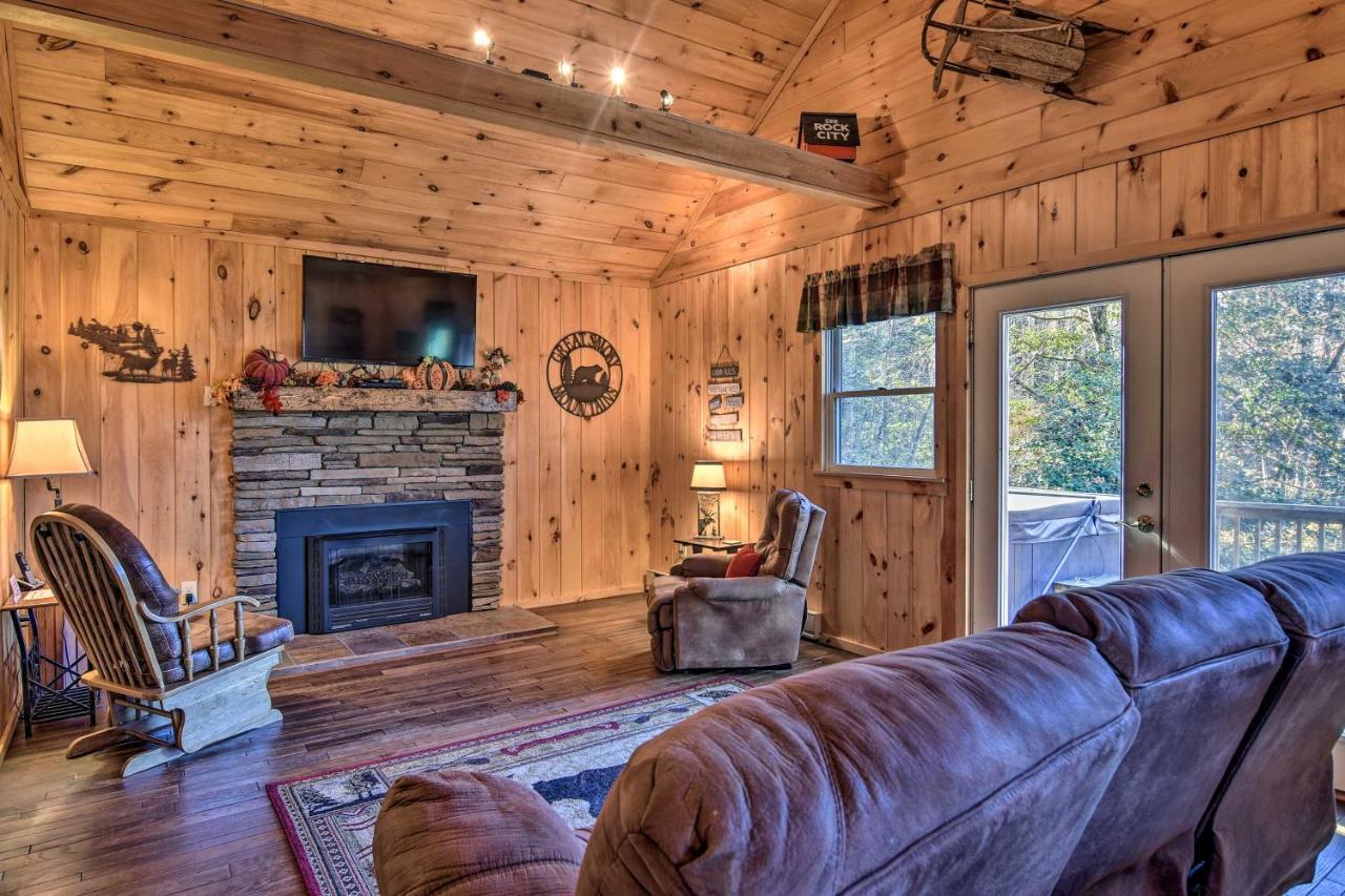 Natures Retreat With Hot Tub 7 Mi To Bryson City Whittier Ngoại thất bức ảnh
